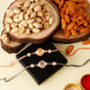 Stone Rakhis With Dry Fruits Online