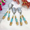Buy Stone Studded Dessert Spoons in Personalized Box (Set Of 6)