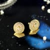 Buy Stone Studded Earrings in Gold Finish