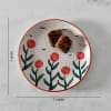 Gift Stoneware Floral Quarter Plate