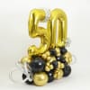 Buy Striking Glamour - Balloon Arrangement - Gold And Black