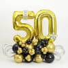 Striking Glamour - Balloon Arrangement - Gold And Black Online