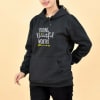 Gift Strong Beautiful Worthy Grey Hoodie for Women