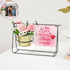 Strong Love Personalized Valentine's Day Swinging Planter Online