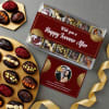 Stuffed Dates Wedding Wishes Box With Personalized Card (Box of 15) Online