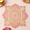 Gift Stunning Acrylic Laser Cut Diwali Rangoli Mat