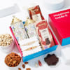 Stunning Kundan And Pearl Rakhi And Gold Canisters Hamper Online