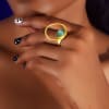 Shop Stylish Adjustable Handmade Ring with Semi Precious Stone