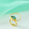 Stylish Adjustable Handmade Ring with Semi Precious Stone Online
