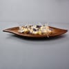 Stylish Leaf Shape Wooden Platter with Chocolate Truffles Online
