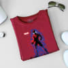Gift Suave Spiderman Personalized Tee For Men Maroon