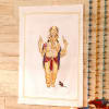 Gift Sumangalam Gold Idol Silk Painting