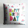 Gift Summer Vibe Pop Colored Birthday Cushion