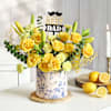Sunny Hues Father's Day Floral Arrangement Online