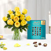 Sunshine Blooms And Pralines Delight Combo Online