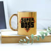 Super Boss Personalized Metallic Mug - Gold Online