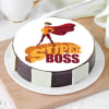 Super Boss Poster Cake (Half Kg) Online