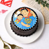 Super Dad Chocolate Photo Cake Online