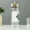 Gift Super Dad Personalized Infused Water Bottle