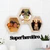 Gift Super Hero Bro Personalized Photo Frame