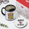 Super Teacher Mug And Coaster Combo Online