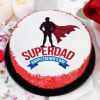 Superdad Father's Day Red Velvet Cake (1 Kg) Online