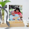 Gift Superdad Personalized Photo Stand With Money Plant