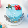 Gift Superhero Blue SemiFondant Cake 1 kg