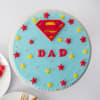 Gift Superhero Cream Cake For Super Dad (Half kg)