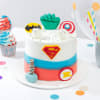 Superhero Themed SemiFondant Cake 1 kg Online