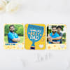 Shop Superstar Dad Personalized Fridge Magnet Trio