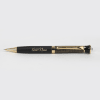 Swarovski Crystal Studded Black & Golden Ball Pen  - Customized with Name Online