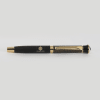 Swarovski Crystal Studded Black & Golden Roller Pen  - Customized with Logo Online