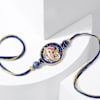 Gift Swastik And Ganesh Matte Finish Rakhi