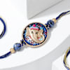 Swastik And Ganesh Matte Finish Rakhi Online