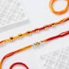 Swastik Macrame Rakhis - Set Of 2 Online