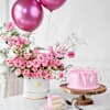 Sweet Blooms And Heavenly Cake Combo Online