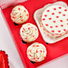 Buy Sweet Delight Valentine's Day Cake Combo