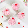 Gift Sweet Hearts Cupcakes - Set Of 4