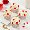 Sweet Love Cupcakes - Set Of 4 Online