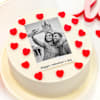 Gift Sweet Love Personalized Valentine's Day Photo Cake