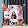 Sweet Memories Personalized Cushion for Sister Online