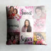 Gift Sweet Memories Personalized Cushion for Sister