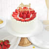 Buy Sweet Moments Christmas Cream Cake (1 Kg)