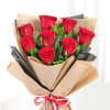 Buy Sweet Symphony - Red Roses Bouquet With Delectable Mini Cake
