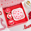 Sweetheart Cupcake And Cake Combo Online