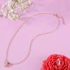 Gift Swirl Heart Pendant In Rose Gold
