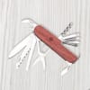 Gift Swiss Army Knife - Multitool - Personalized - Brown