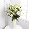 Sympathy Bouquet with White Lilies Online