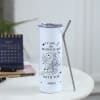 Gift Take The Moonlight With You Personalized Stainless Steel Tumbler With Straw